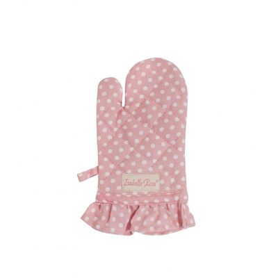 Kinderhandschuh Tupfen rosa 12x25 cm Isabelle Rose