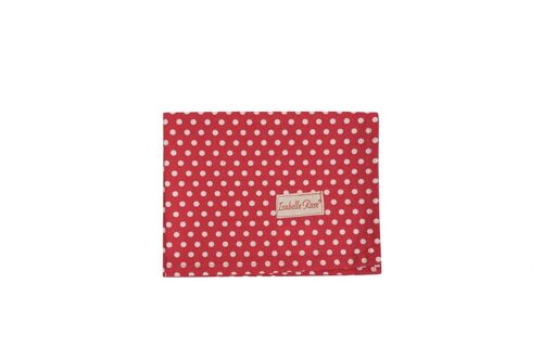Kitchen towel Polka dot red 50x70 cm Isabelle Rose