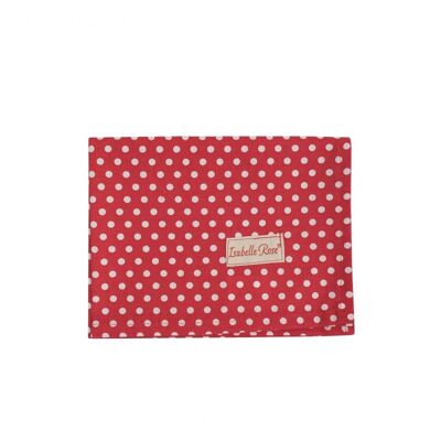 Kitchen towel Polka dot red 50x70 cm Isabelle Rose