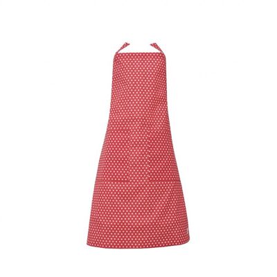 Apron Polka dot red 70x85 cm Isabelle Rose