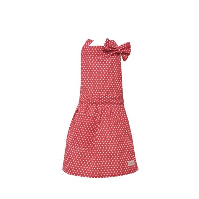 Grembiule per bambini Pois rosso 50x62 cm Isabelle Rose
