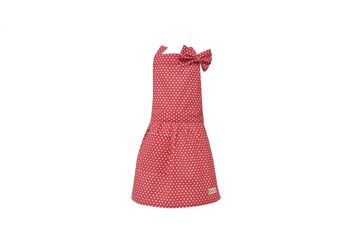 Tablier enfant Pois rouge 50x62 cm Isabelle Rose