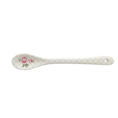 Porcelain spoon Lucy green 13,5 cm Isabelle Rose