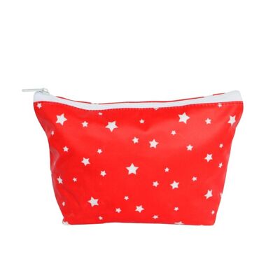 Neceser estrellas rojas L 20x16 cm Isabelle Rose