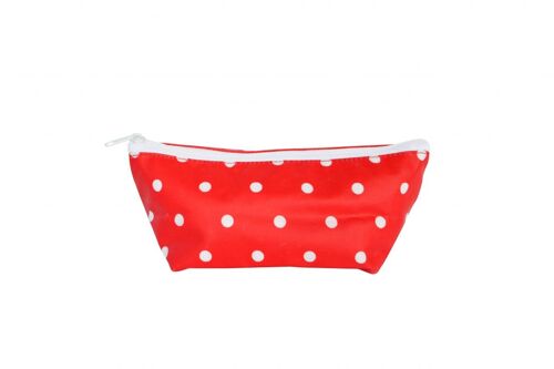 Cosmetic bag red dots S 19x8 cm Isabelle Rose