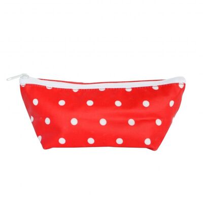 Cosmetic bag red dots S 19x8 cm Isabelle Rose