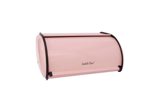 Retro bread box pink 35x23,5 cm Isabelle Rose