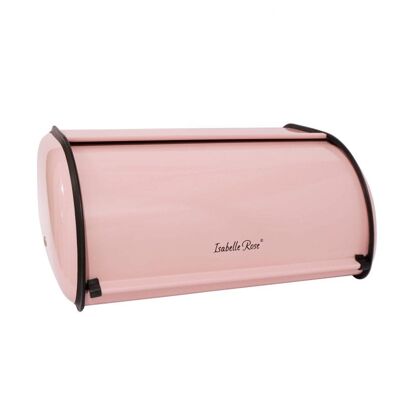 Retro bread box pink 35x23,5 cm Isabelle Rose