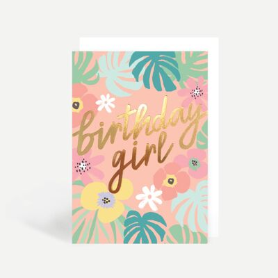 Birthday Girl Greetings Card