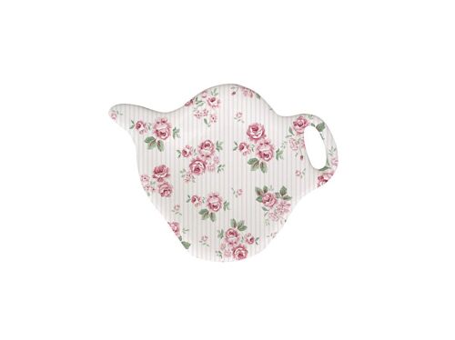 Porcelain tea bag holder Lucy Isabelle Rose