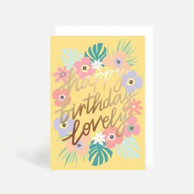 Happy Birthday Lovely Greetings Card