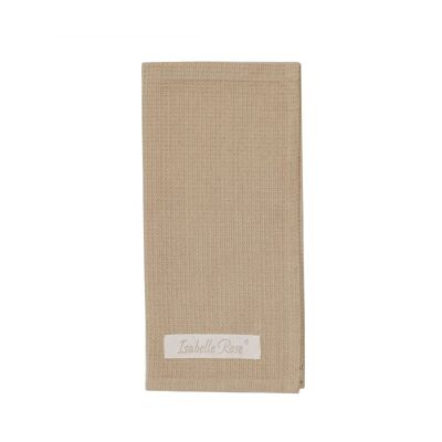 Asciugamano waffle beige 50x70 cm Isabelle Rose