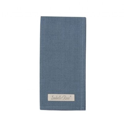 Dark blue waffle towel 50x70 cm Isabelle Rose