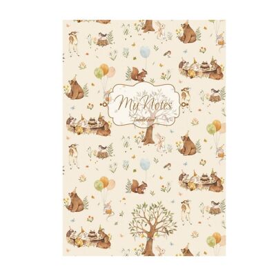 Notebook Forest Party A5 Isabelle Rose