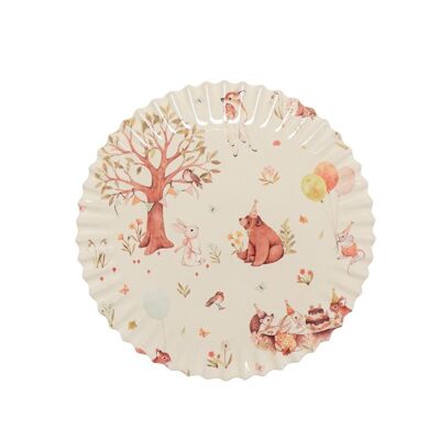 Round coaster Forest party 20 cm Isabelle Rose