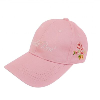 Cap with embroidered roses Lucy Isabelle Rose