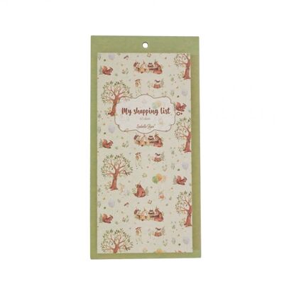 Shopping list Forest party 24 cm Isabelle Rose