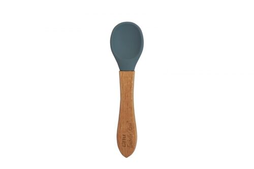 Silicone spoon pastel blue 14 cm Little Isabelle Rose