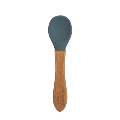 Silicone spoon pastel blue 14 cm Little Isabelle Rose