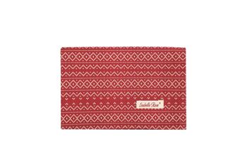 Torchon Hygge Holidays rouge 50x70 cm Isabelle Rose