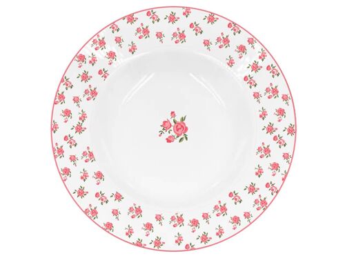 Porcelain soup plate Holly 22 cm Isabelle Rose