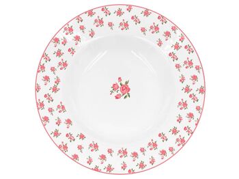 Assiette creuse en porcelaine Houx 22 cm Isabelle Rose