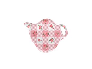 Porte-sachet de thé en porcelaine Holly Isabelle Rose