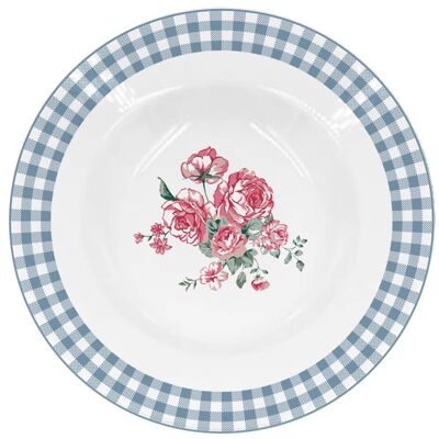 Porcelain soup plate Julia 22 cm Isabelle Rose