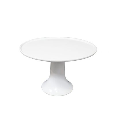 White melamine cake stand S 21,5 cm Isabelle Rose