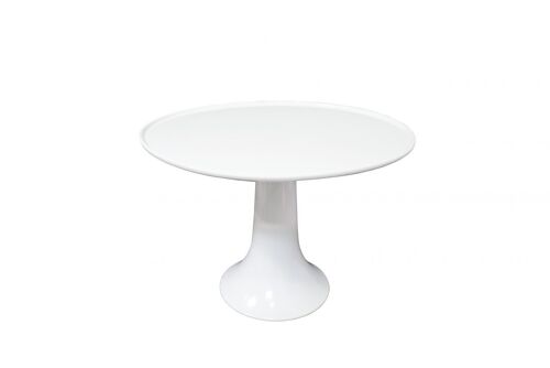 White melamine cake stand L 27 cm Isabelle Rose