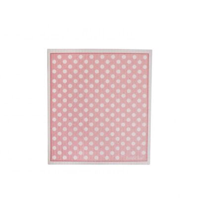 Dish cloth Polka dot pink 17x20 cm Isabelle Rose