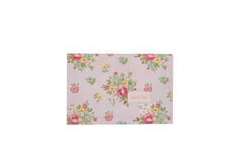 Torchon Abby fleur 50x70 cm Isabelle Rose