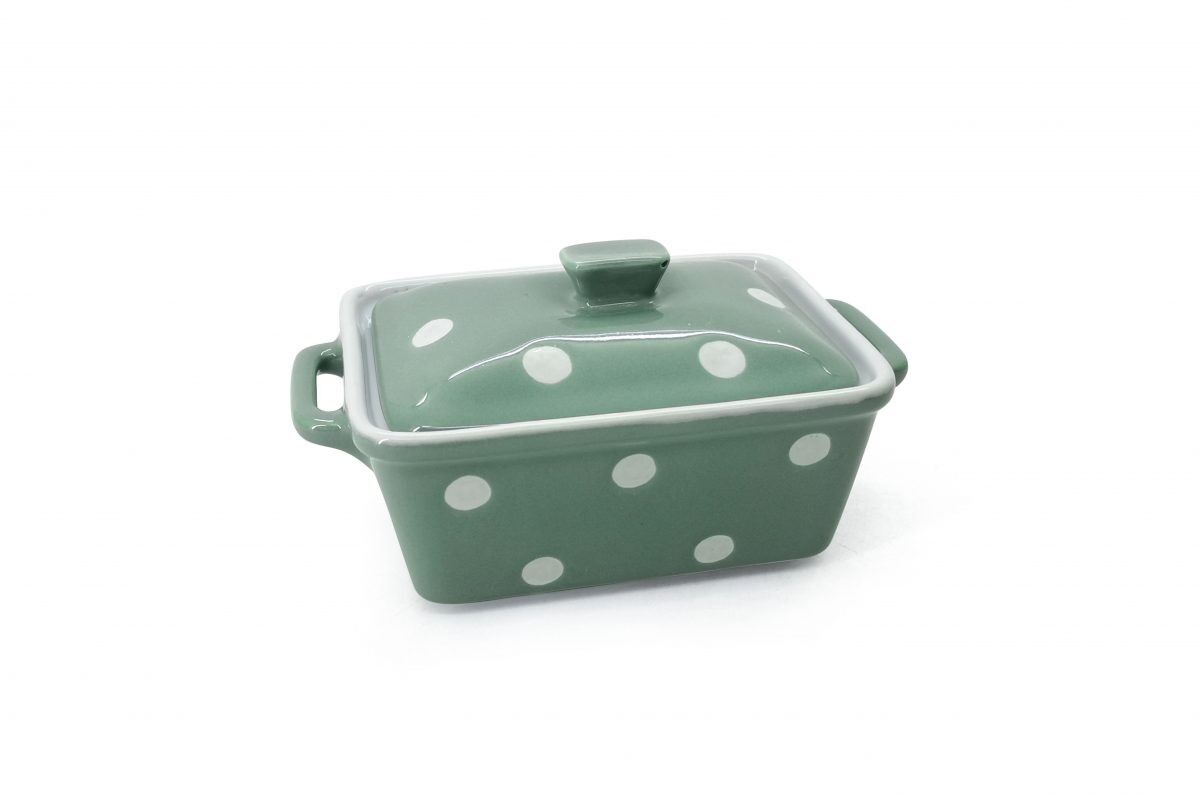 Sage butter dish Isabelle Rose