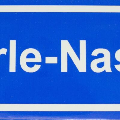 Imán de nevera Signo de la ciudad Baarle-Nassau