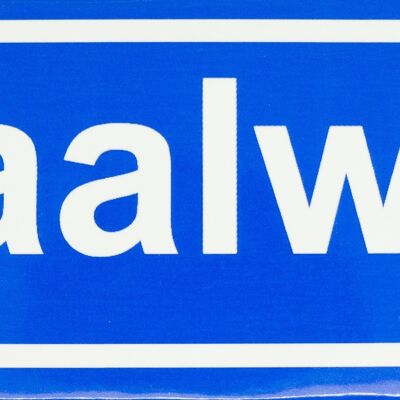 Fridge Magnet Town sign Waalwijk