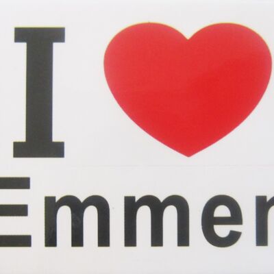 Imán de nevera I Love Emmen