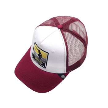 8433856070118 - Casquette Trucker Born to Roll White The Indian Face pour homme et femme 3