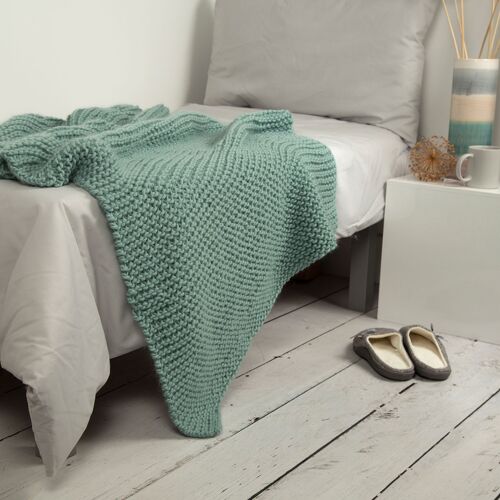 Nyssa Blanket Beginner Knitting Kit