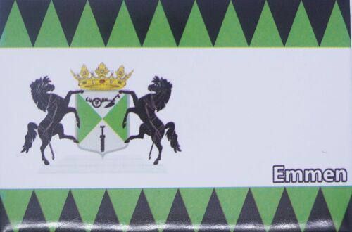 Fridge Magnet Flag with Coats of arms Emmen