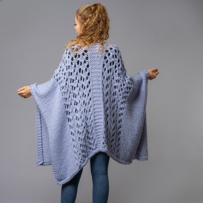 Kit per maglia con scialle poncho Aveline