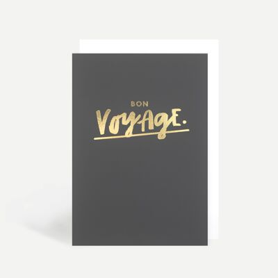 Bon Voyage Greetings Card