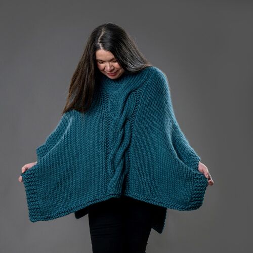 Anna Lou Poncho Knitting Kit