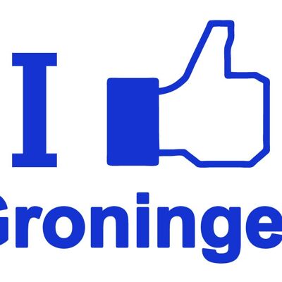 Kühlschrankmagnet Ich mag Groningen