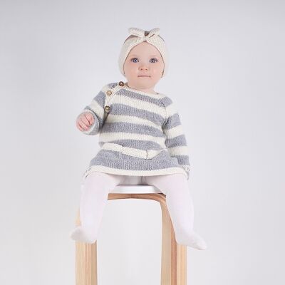 Clover Dress Baby Knitting Kit