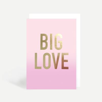 Big Love Greetings Card