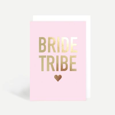 Bride Tribe Greetings Card