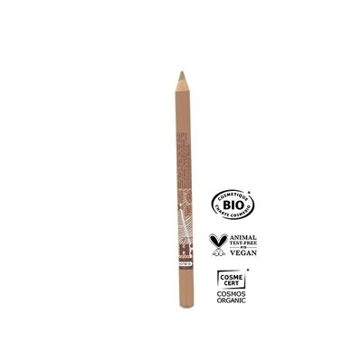 Eyebrow pencil certified organic and vegan blonde
