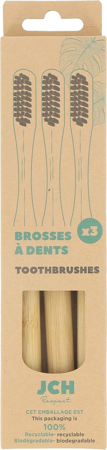 Lot de 3 brosses à dents 3
