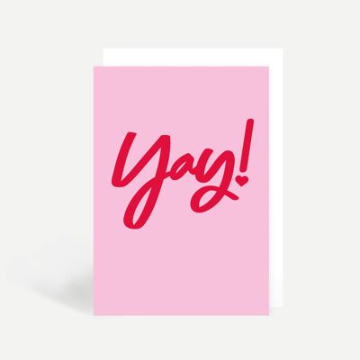 Yay! Greetings Card