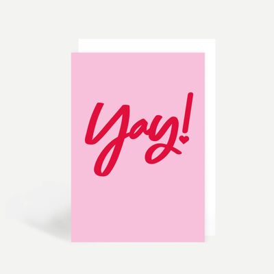 Yay! Greetings Card